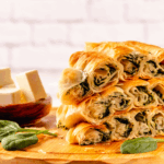 Recetas griegas - Spanakopita con Cebolla frita Hida