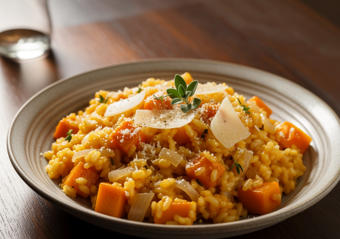 Recetas fáciles con calabaza para este otoño Recetas fáciles con calabaza para este otoño: Risotto de calabaza con Cebolla frita