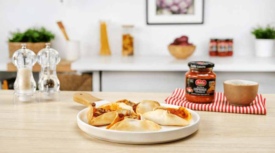 Receta de triángulos de atún