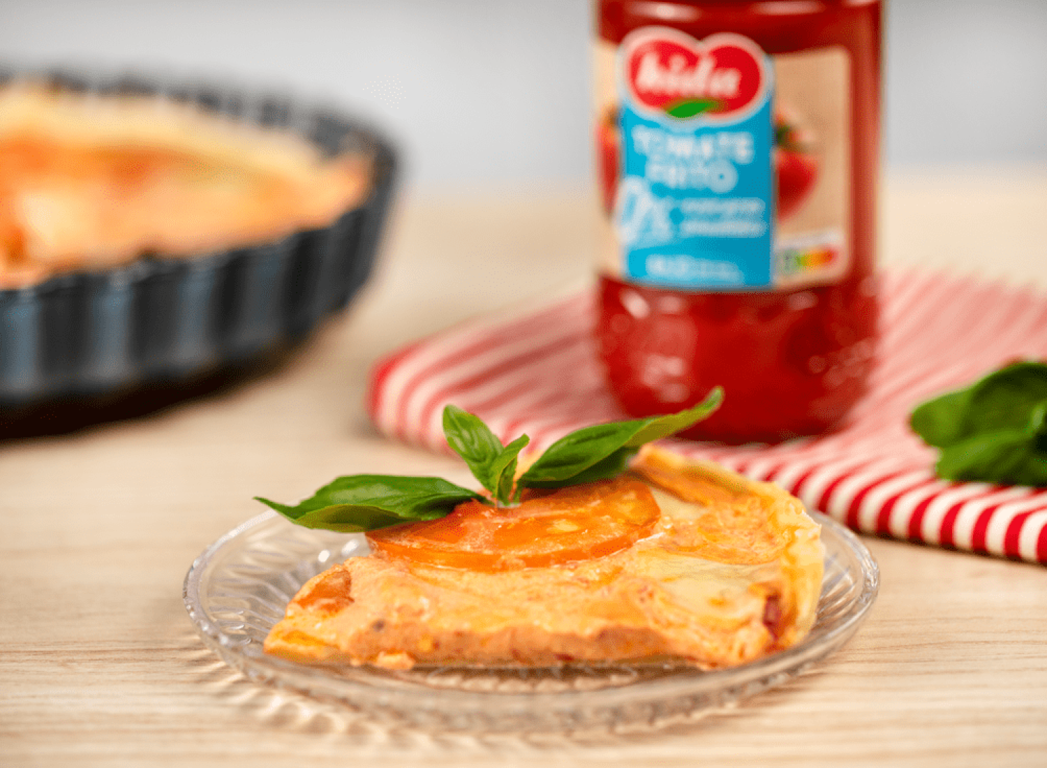 Tarta de tomate y queso