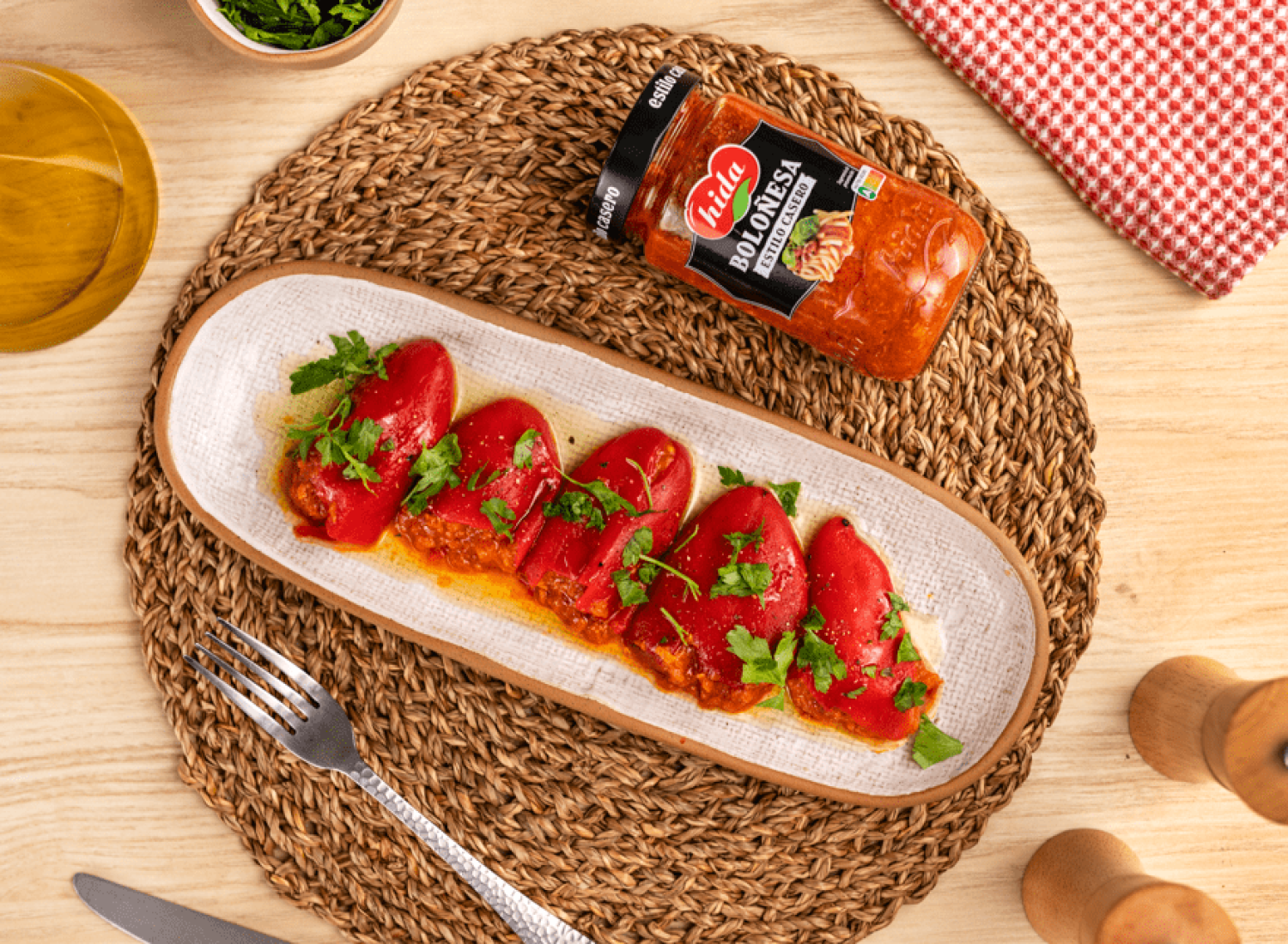 Receta de pimientos del piquillo rellenos