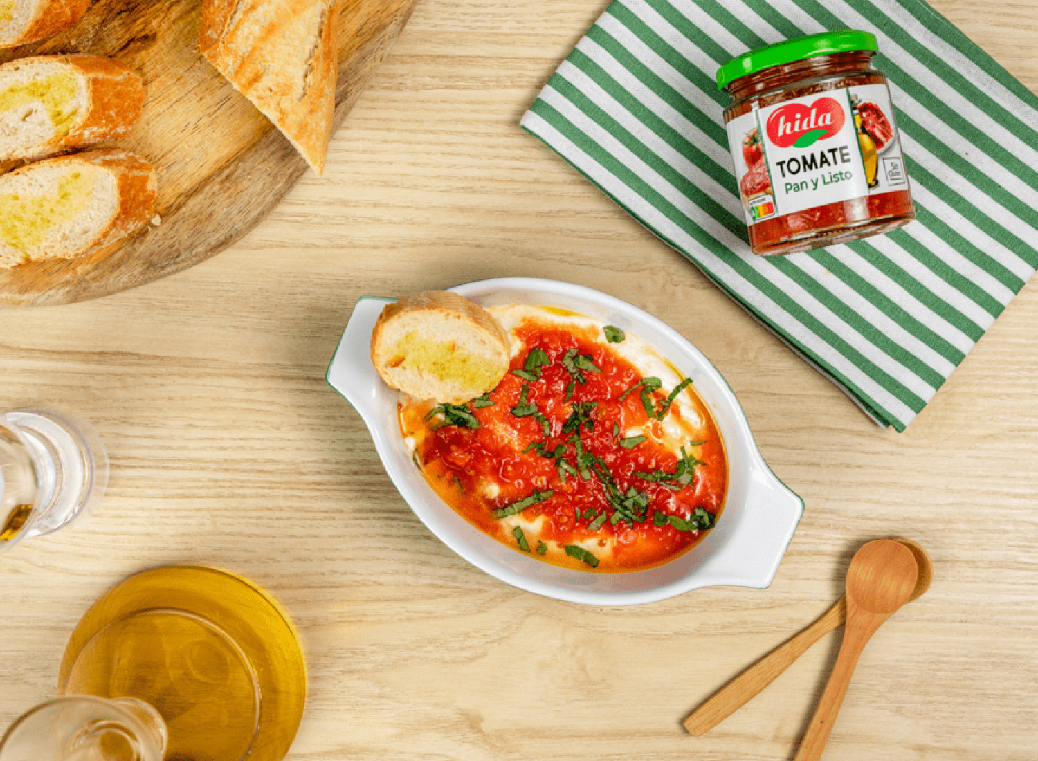 Receta de dip de tomate con ricotta para mojar pan