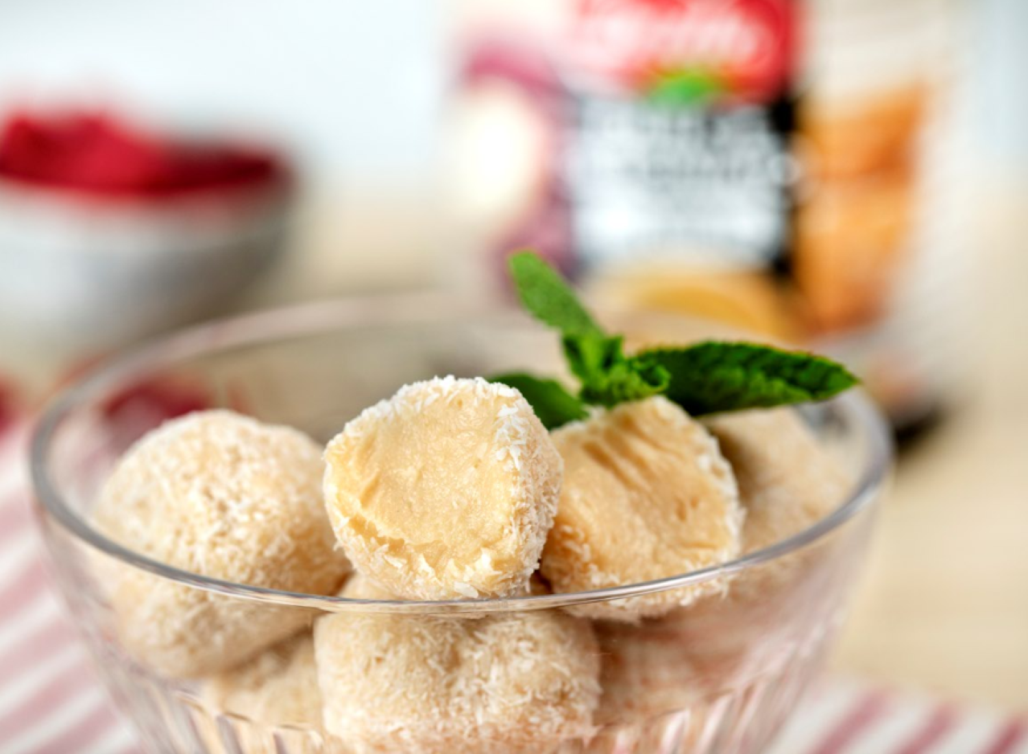 Receta de trufas de boniato y coco