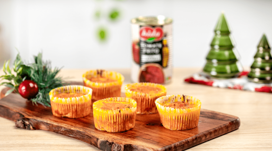 Cupcakes salados de atún, queso y Tomate frito