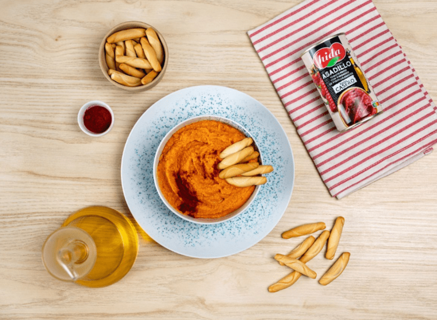 Hummus de asadillo