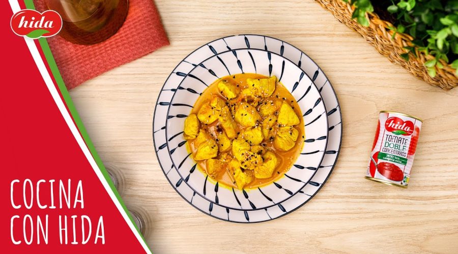 Receta-de-pollo-al-curry-con-tomate-concentrado-Cocina-con-Hida