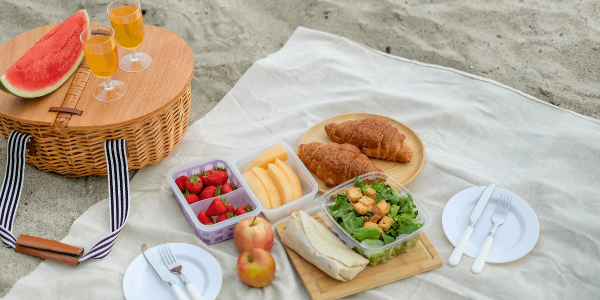 Comidas para llevar a la playa